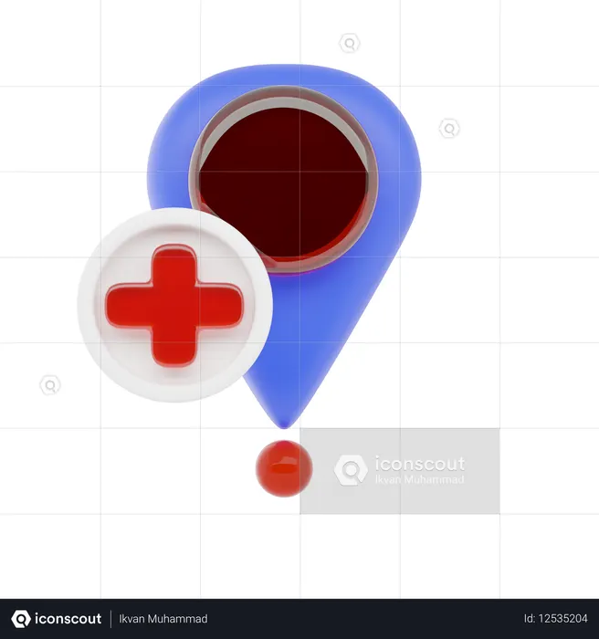 Ort hinzufügen  3D Icon