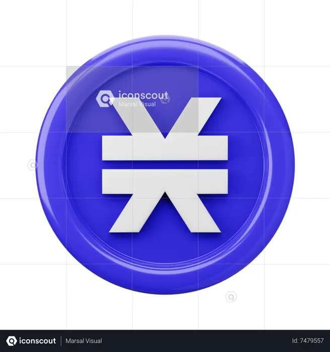 Stapelt STX-Münzen  3D Icon