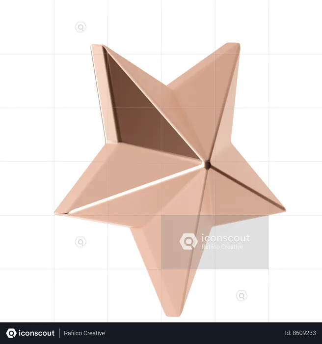 Star  3D Icon