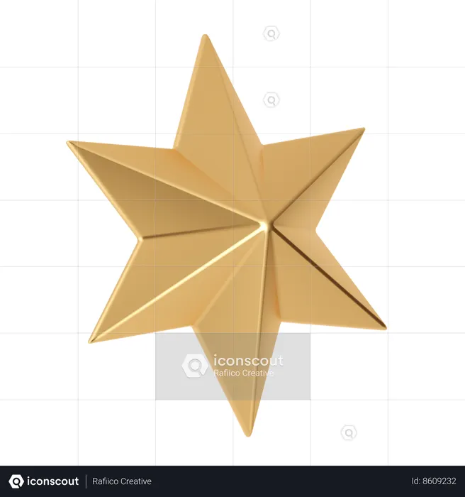 Star  3D Icon