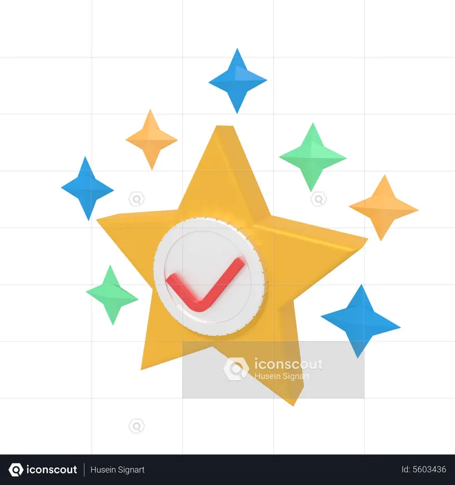 Star  3D Icon