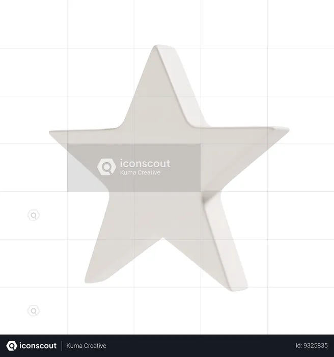 Star  3D Icon