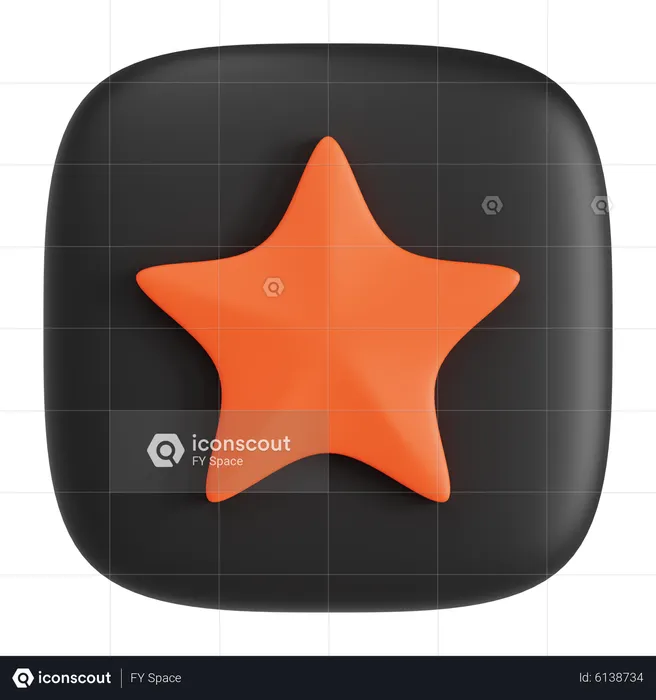 Star  3D Icon