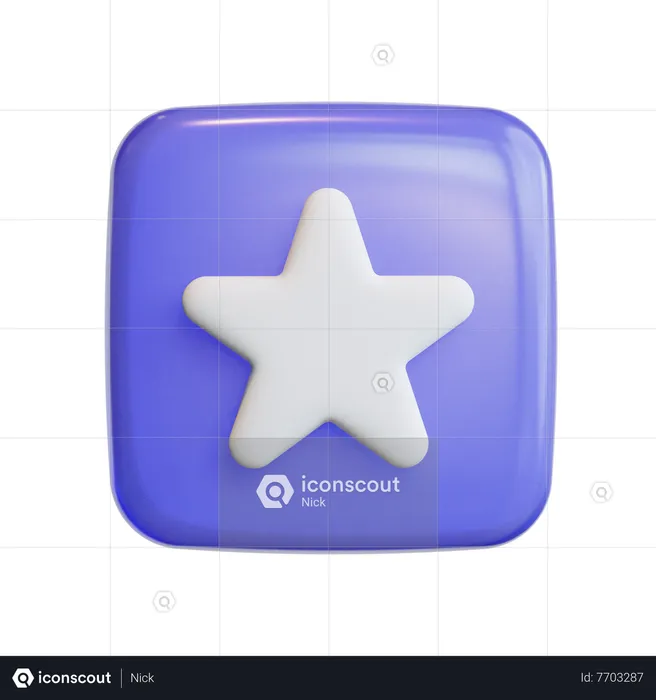 Star  3D Icon