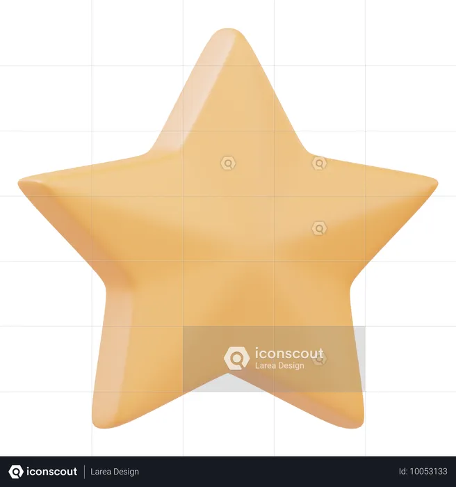 Star  3D Icon