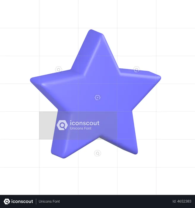 Star  3D Icon