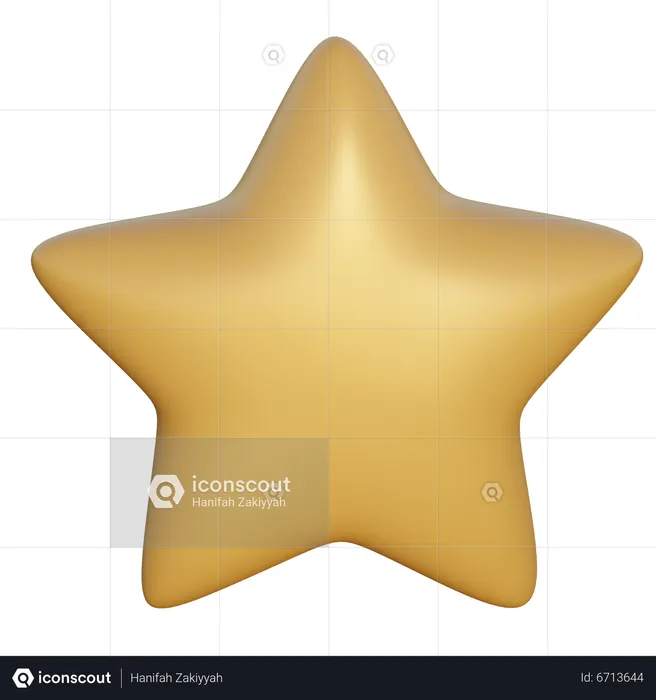 Star  3D Icon