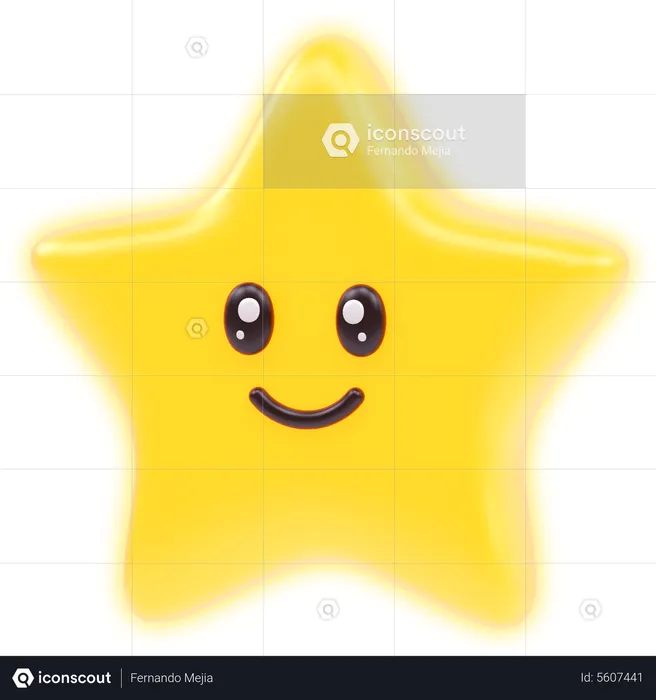 Star Emoji 3D Icon