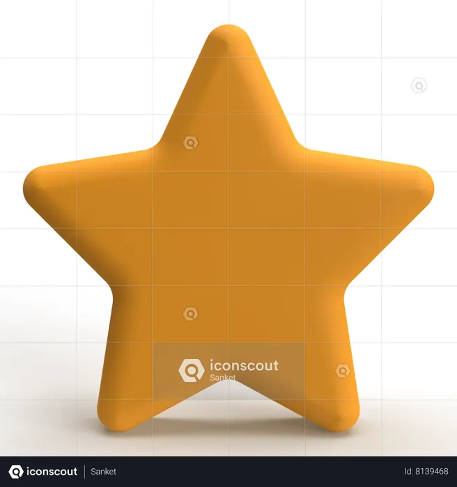Star  3D Icon