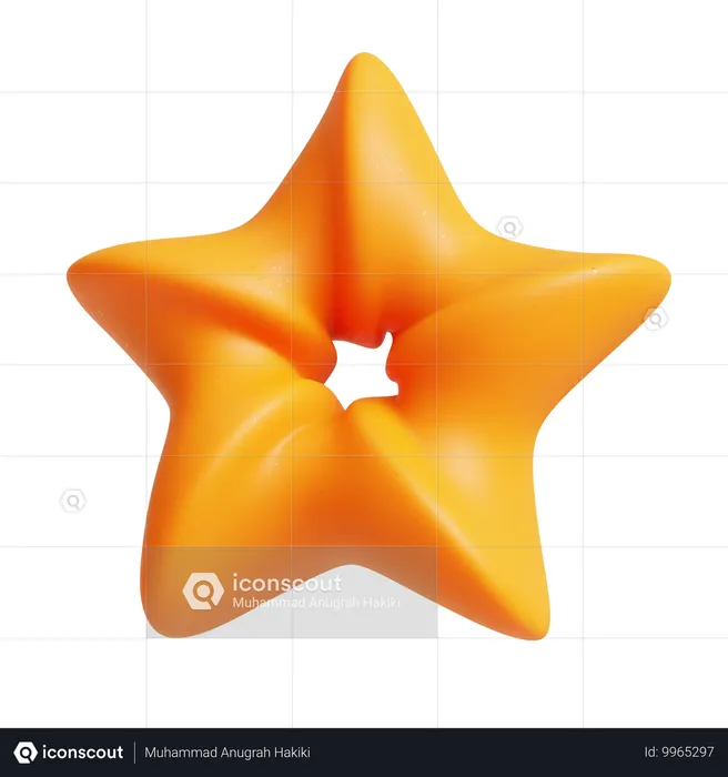 Star Abstract shape  3D Icon