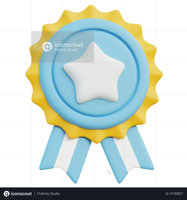 Star Award  3D Icon