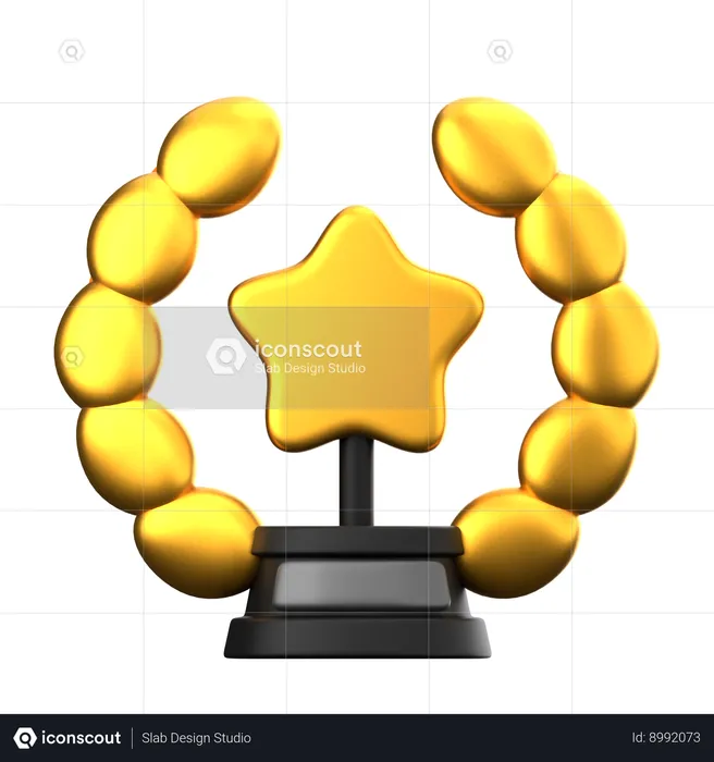 Star Award  3D Icon