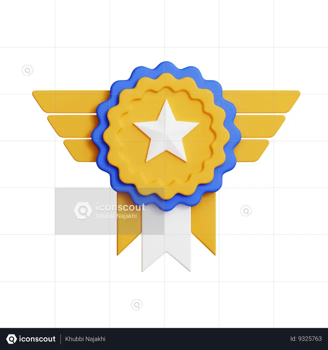 Star Badge  3D Icon