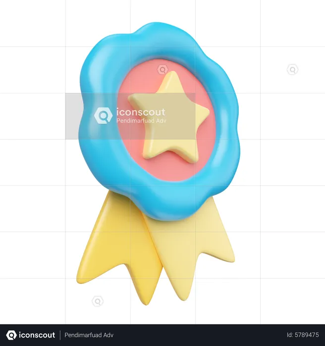 Star Badge  3D Icon