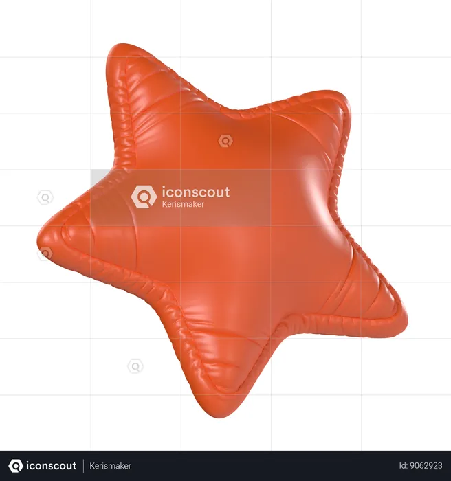 Star Balloon  3D Icon
