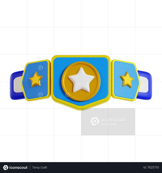 Star Belt  3D Icon