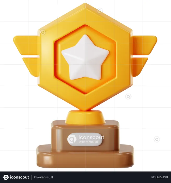 Star Cup  3D Icon