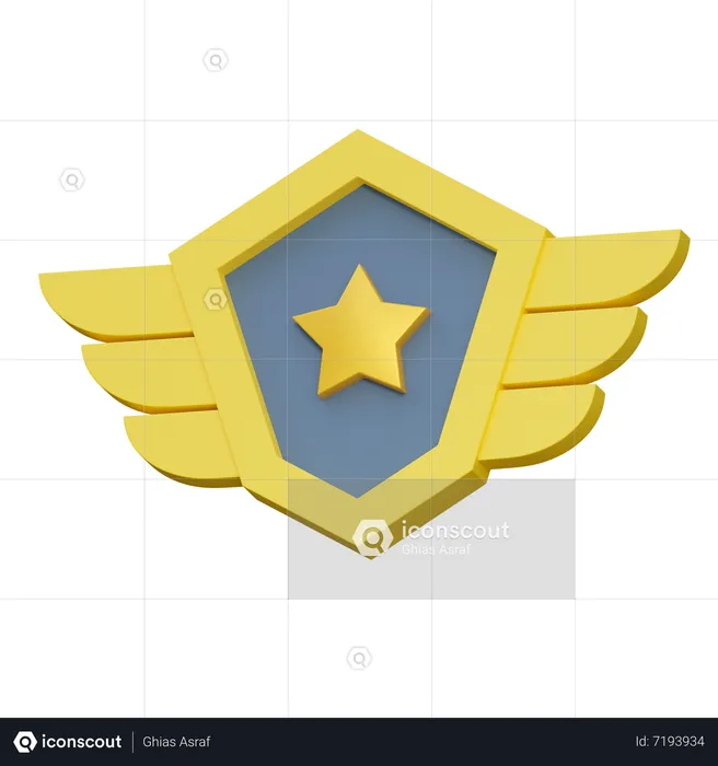 Star Emblem  3D Icon