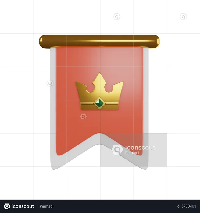 Star Flag  3D Icon