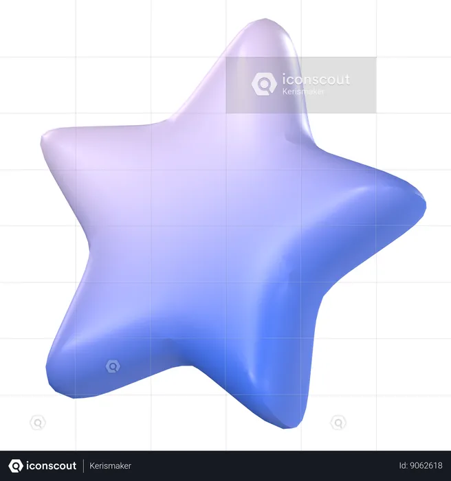 Star Gradient  3D Icon