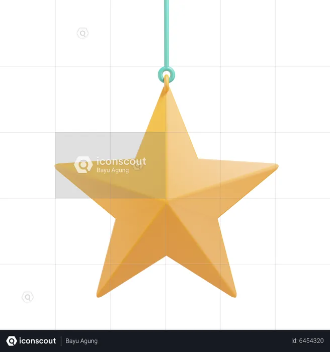 Star Ornament  3D Icon