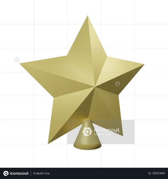 Star Ornament  3D Icon