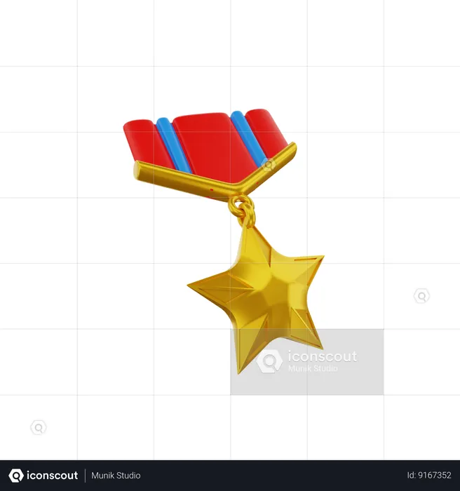 Star pendant  3D Icon