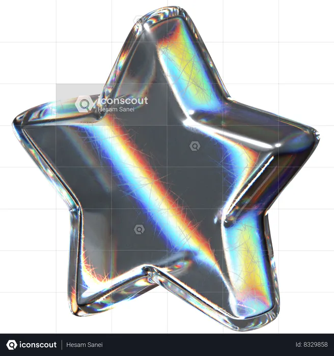 Star Shape  3D Icon