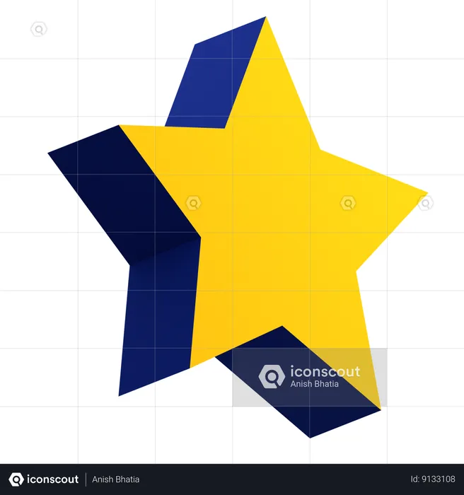 Star Shape  3D Icon