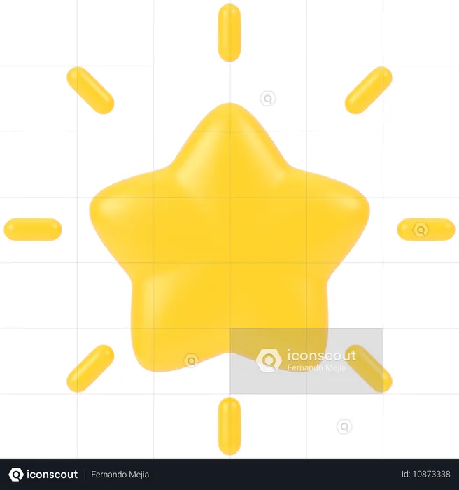 Star Shape  3D Icon