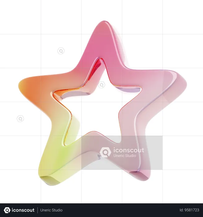 Star Shape  3D Icon