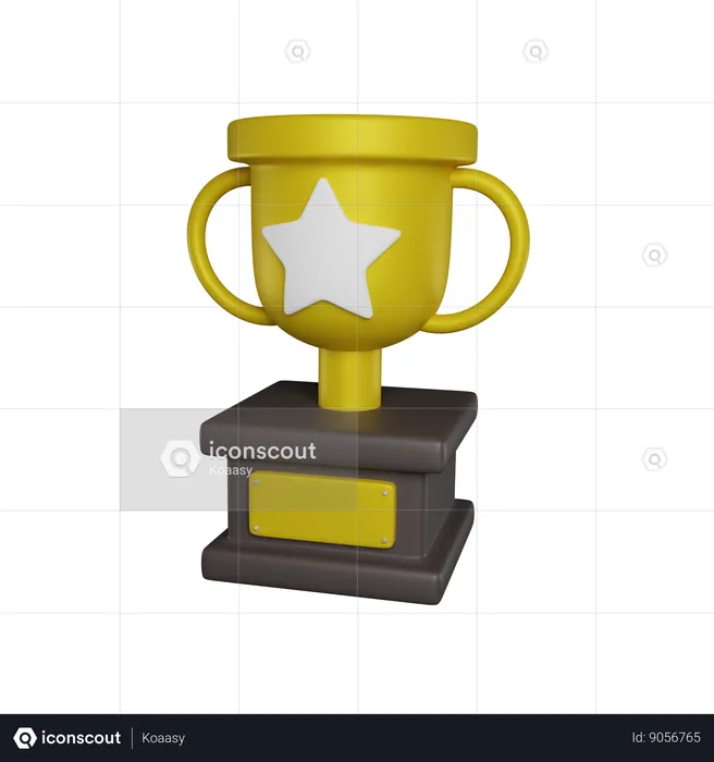 Star Trophey  3D Icon