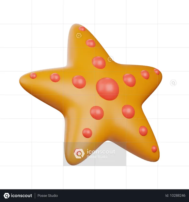 Starfish  3D Icon