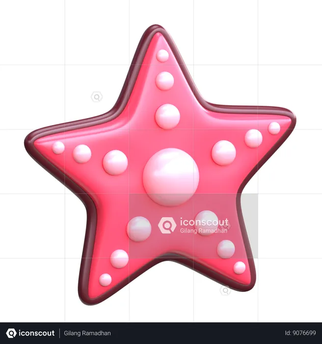 Starfish  3D Icon