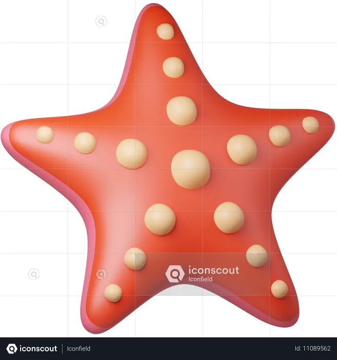 Starfish  3D Icon