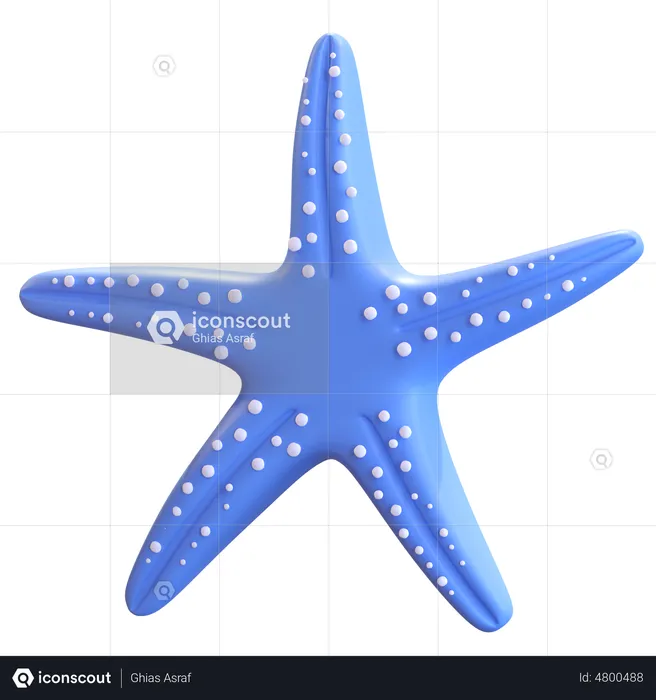 Starfish  3D Illustration