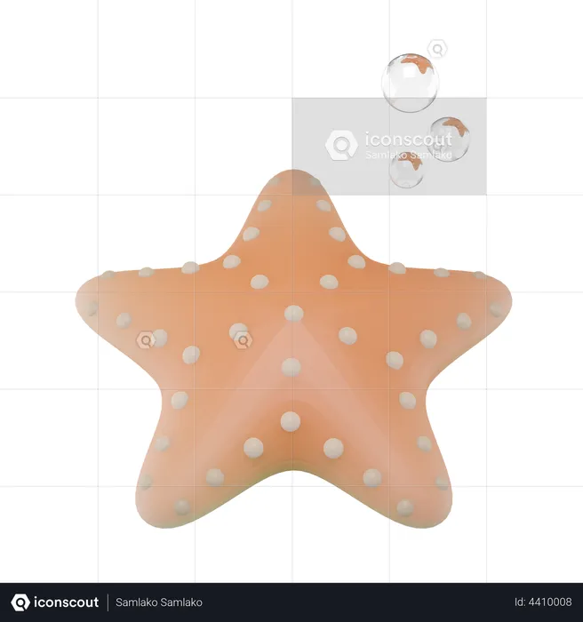 Starfish  3D Illustration