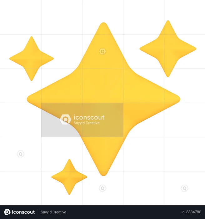 Stars  3D Icon