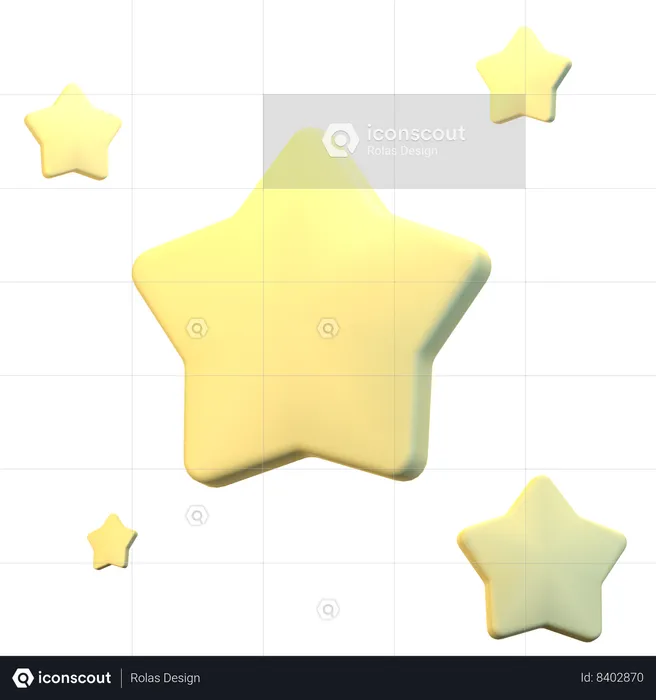 Stars  3D Icon