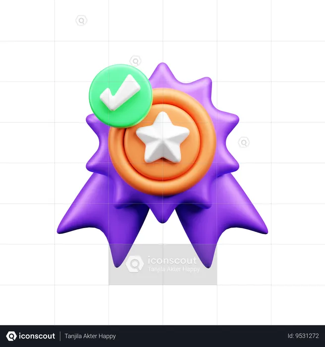 Start Badge  3D Icon