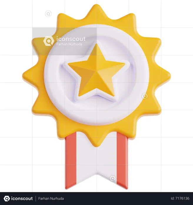 Start Badge  3D Icon