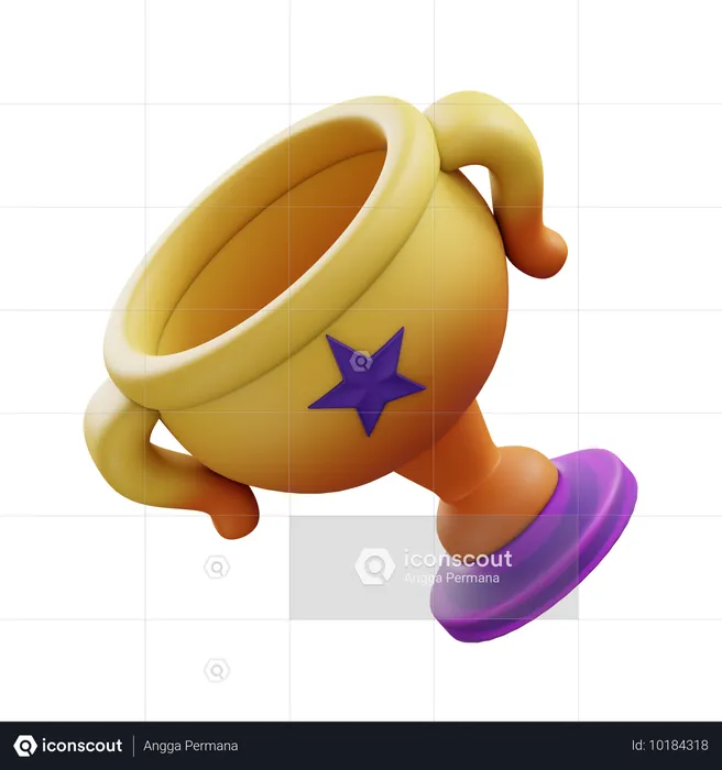 Start Trophy  3D Icon