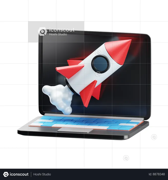 Startup  3D Icon