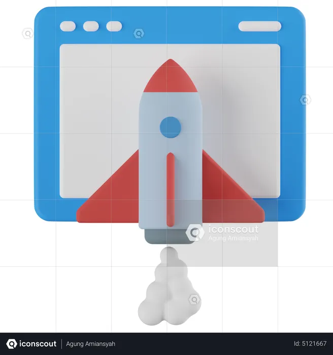 Startup  3D Icon