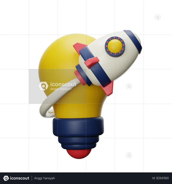 Startup Idea  3D Icon