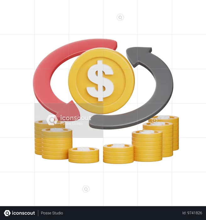 Startup Investment  3D Icon