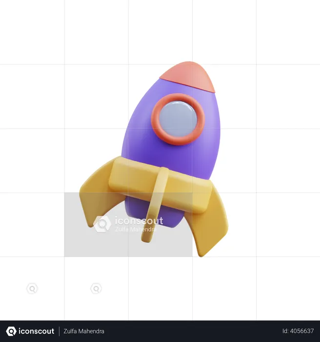 Startup launch  3D Icon