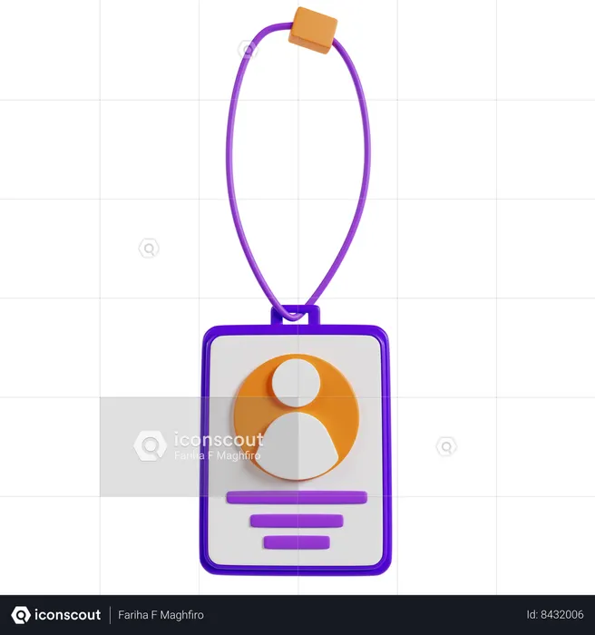 State Civil Apparatus Identification  3D Icon