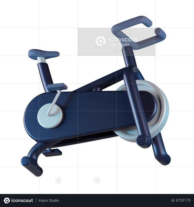 Static Bike  3D Icon