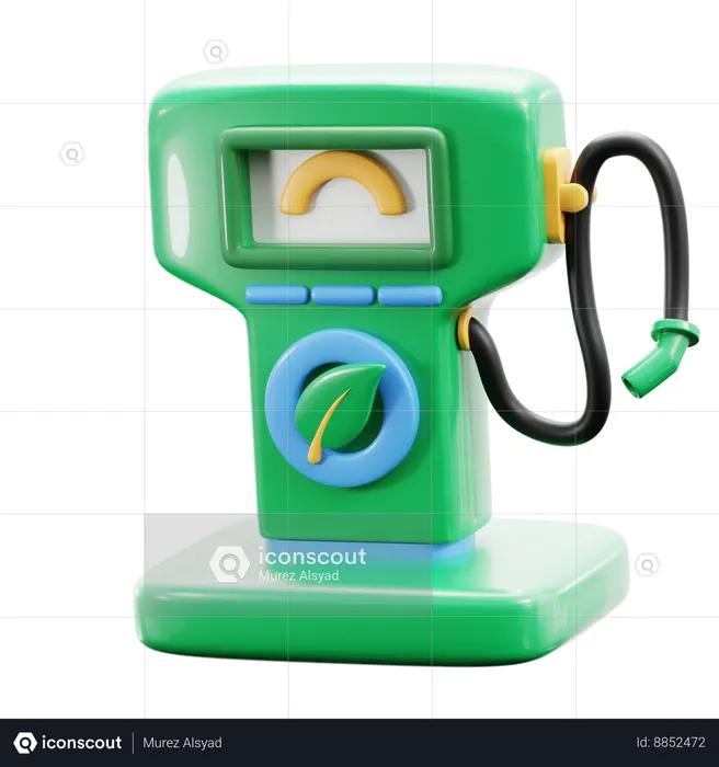 Station de biocarburant  3D Icon